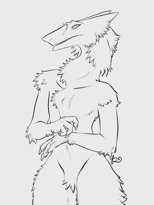 sergal lineart